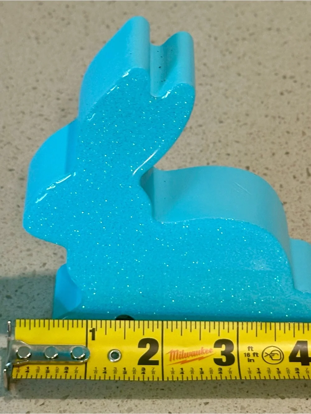 Hobby Lobby Turquoise Bunny Decorative Figure